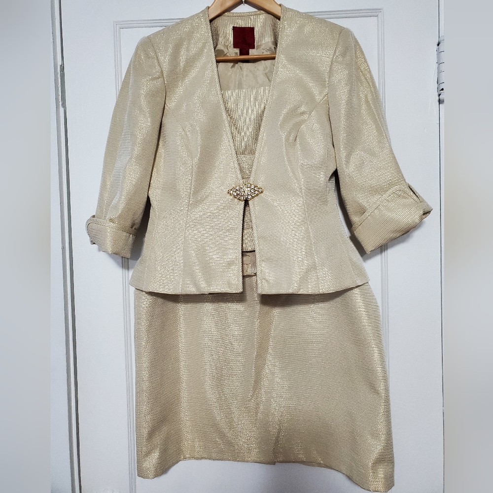 JS Collection Petite 3 Piece Blazer set Size 10